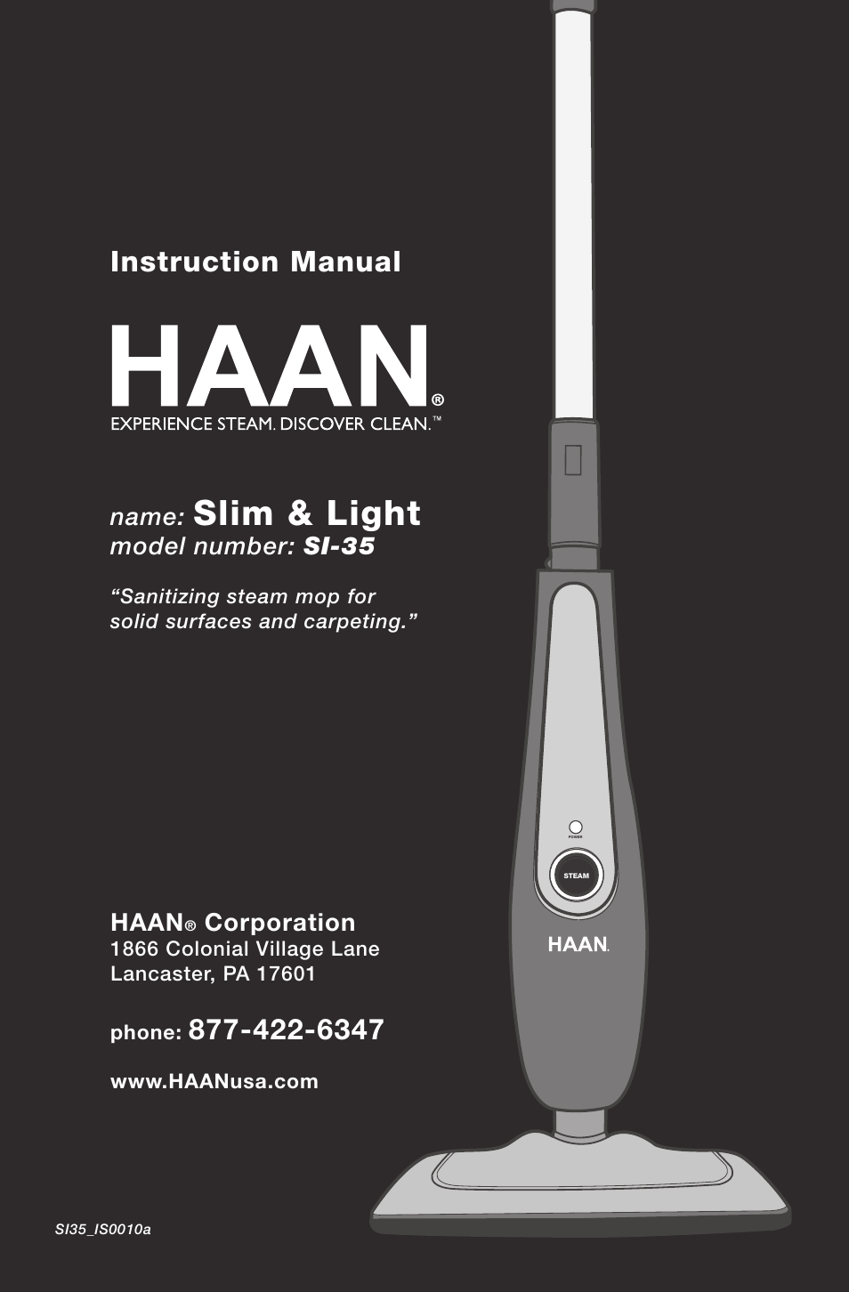 Haan SLIM & LIGHT SI-35 User Manual | 18 pages