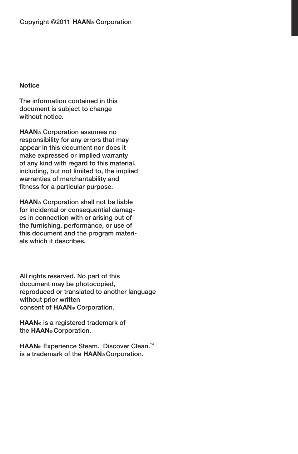 Haan SLIM & LIGHT SI-35 User Manual | Page 2 / 18