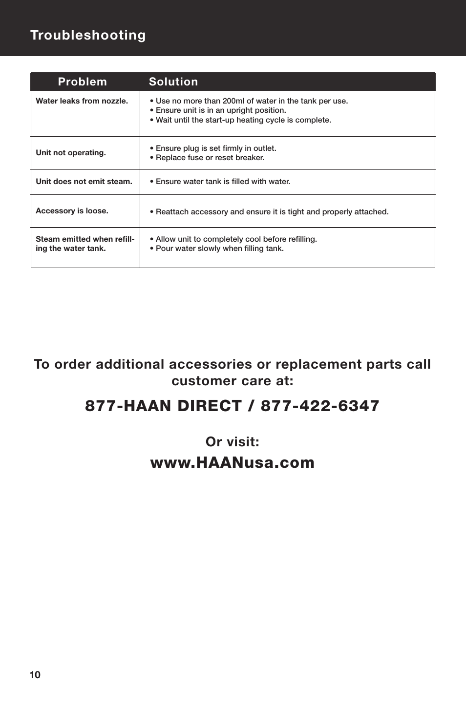 Or visit | Haan ALLPRO HS-20 User Manual | Page 12 / 16