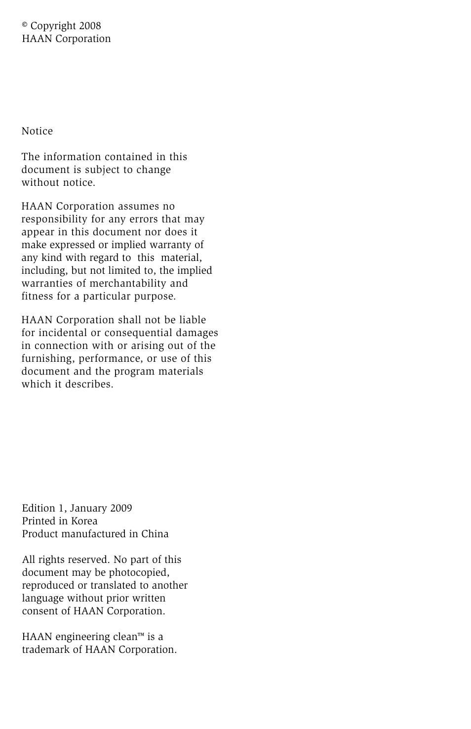 Haan Floor Sanitizer SI-35 User Manual | Page 2 / 23
