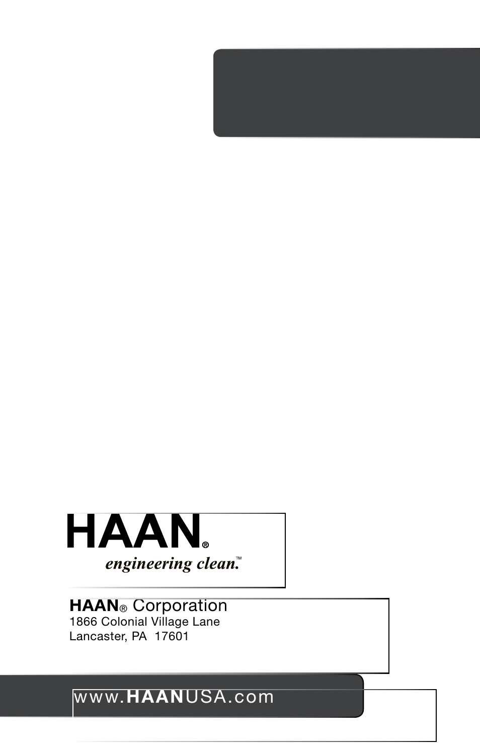 Haan GS-30 User Manual | Page 30 / 30