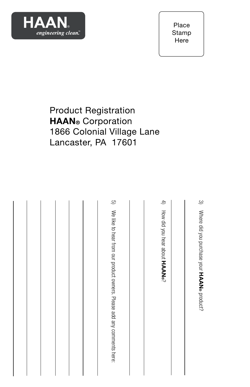 Product registration haan | Haan FS-30P+ User Manual | Page 30 / 31