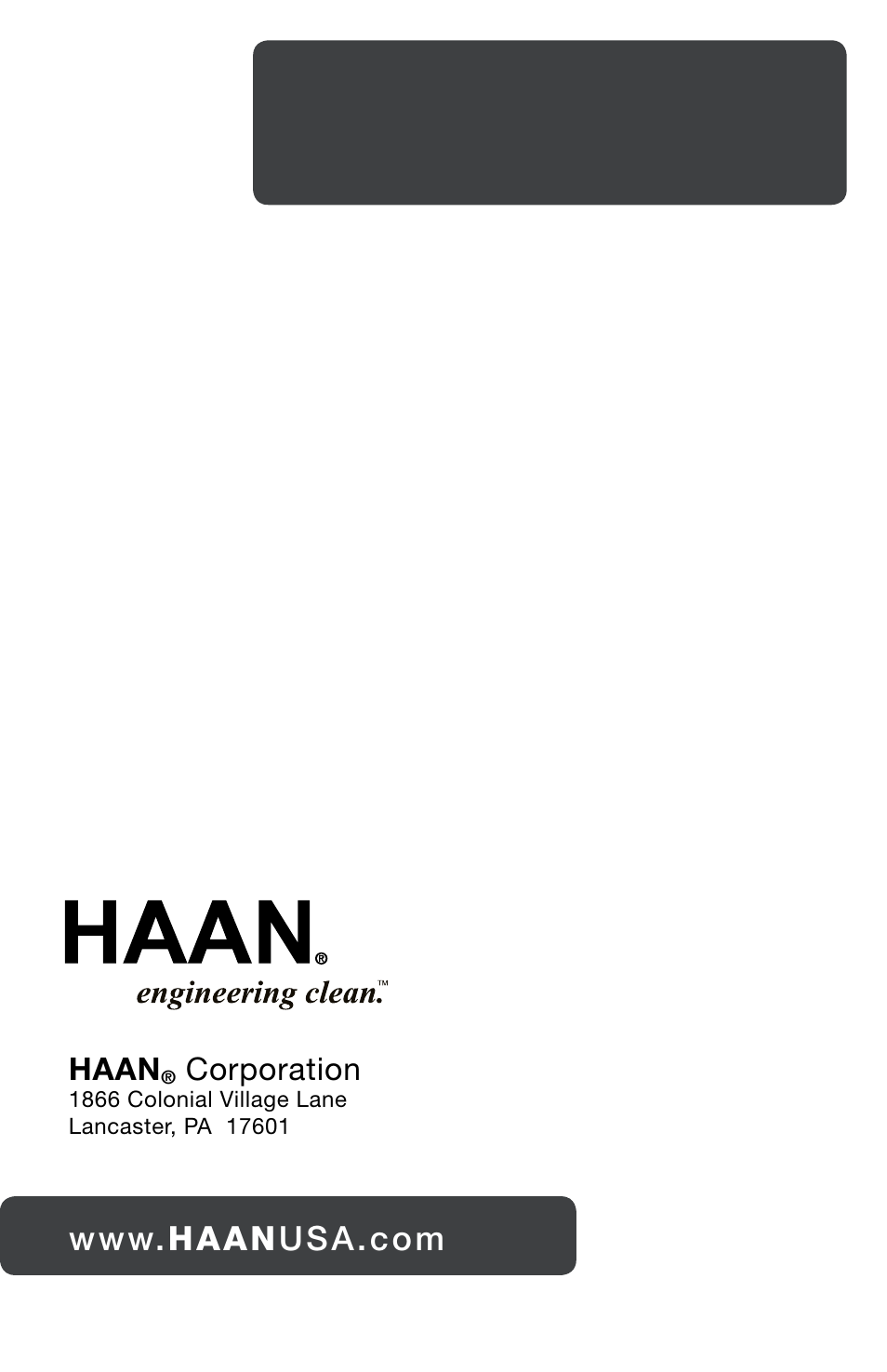 Haan, Corporation | Haan FS-30P+ User Manual | Page 31 / 31