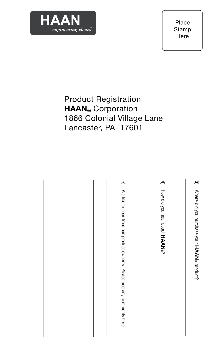 Product registration haan | Haan MS-30 User Manual | Page 37 / 38