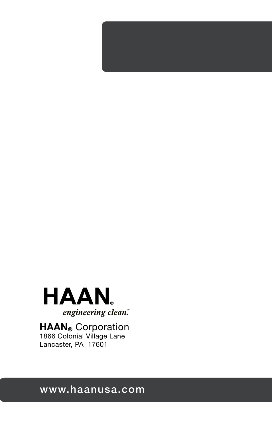 Haan, Corporation | Haan MS-30 User Manual | Page 38 / 38