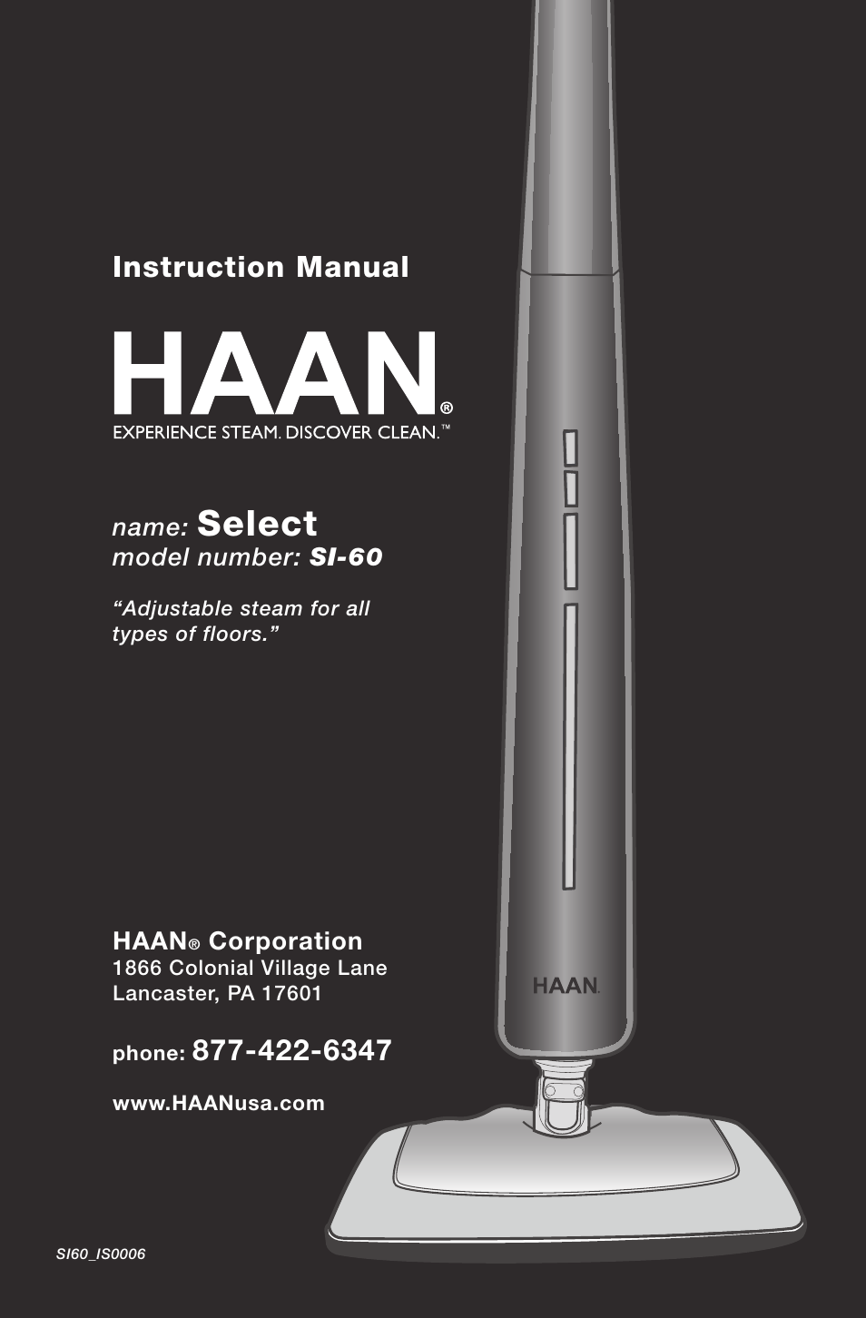 Haan SELECT SI-60 User Manual | 18 pages