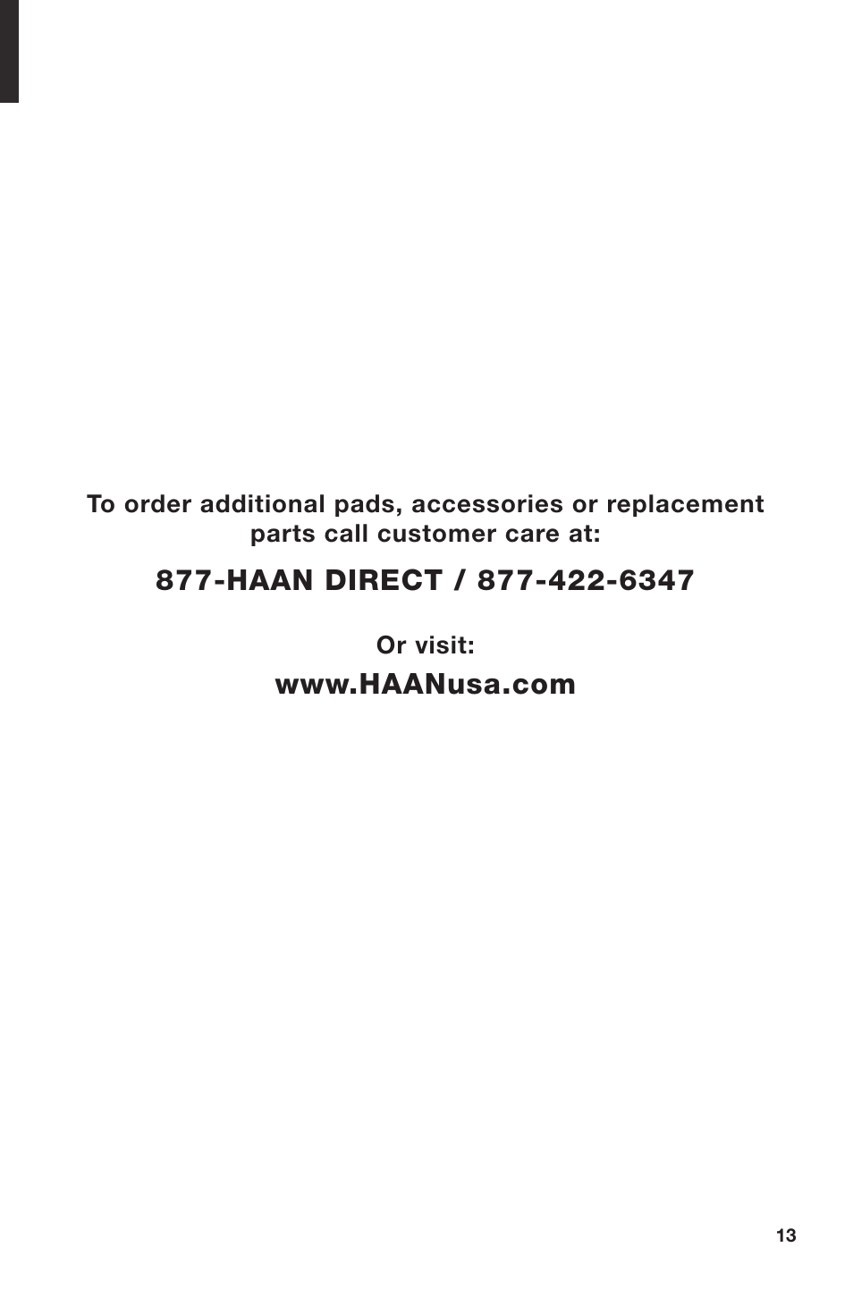 Haan SELECT SI-60 User Manual | Page 15 / 18