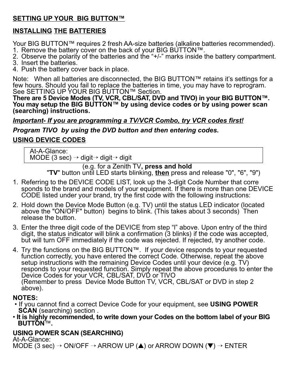 Hy-Tek Manufacturing BW-1220US User Manual | Page 2 / 10