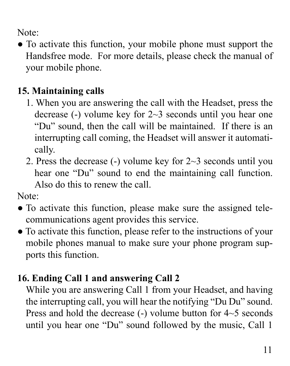 Huey Chiao HCB20 User Manual | Page 13 / 24