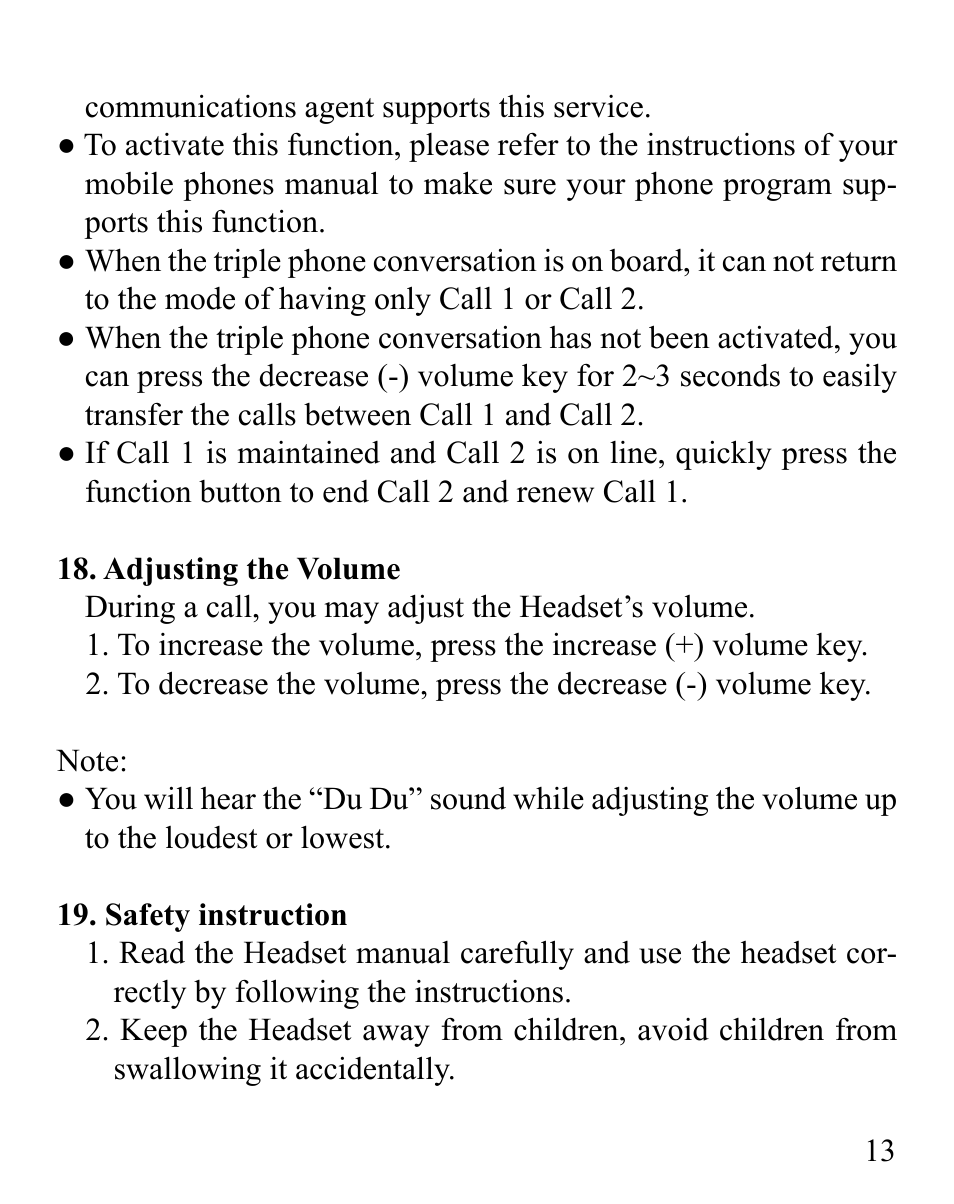 Huey Chiao HCB20 User Manual | Page 15 / 24