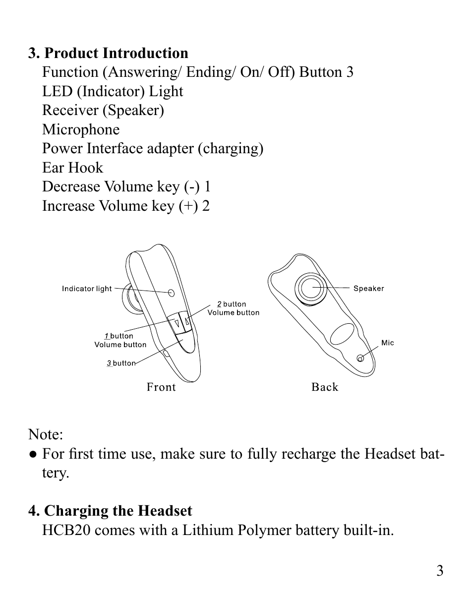Huey Chiao HCB20 User Manual | Page 5 / 24