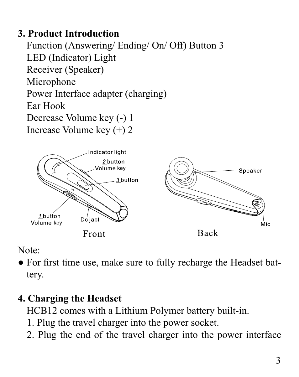 Huey Chiao HCB12 User Manual | Page 5 / 24