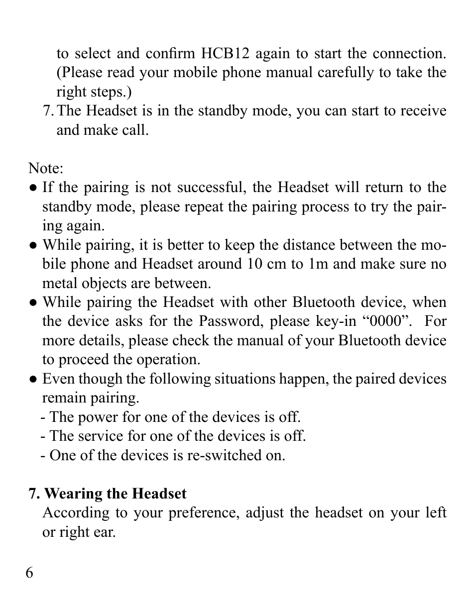 Huey Chiao HCB12 User Manual | Page 8 / 24