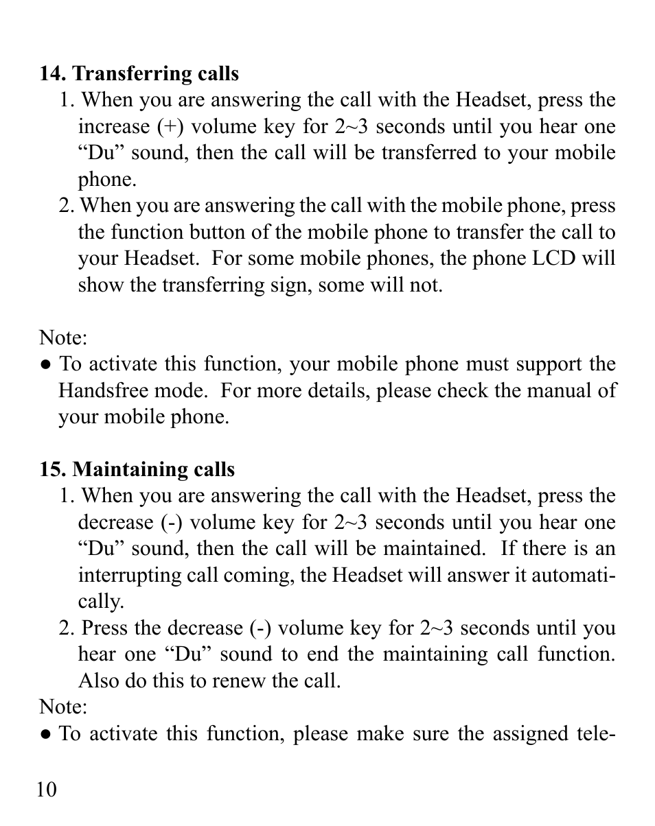 Huey Chiao HCB16 User Manual | Page 12 / 24