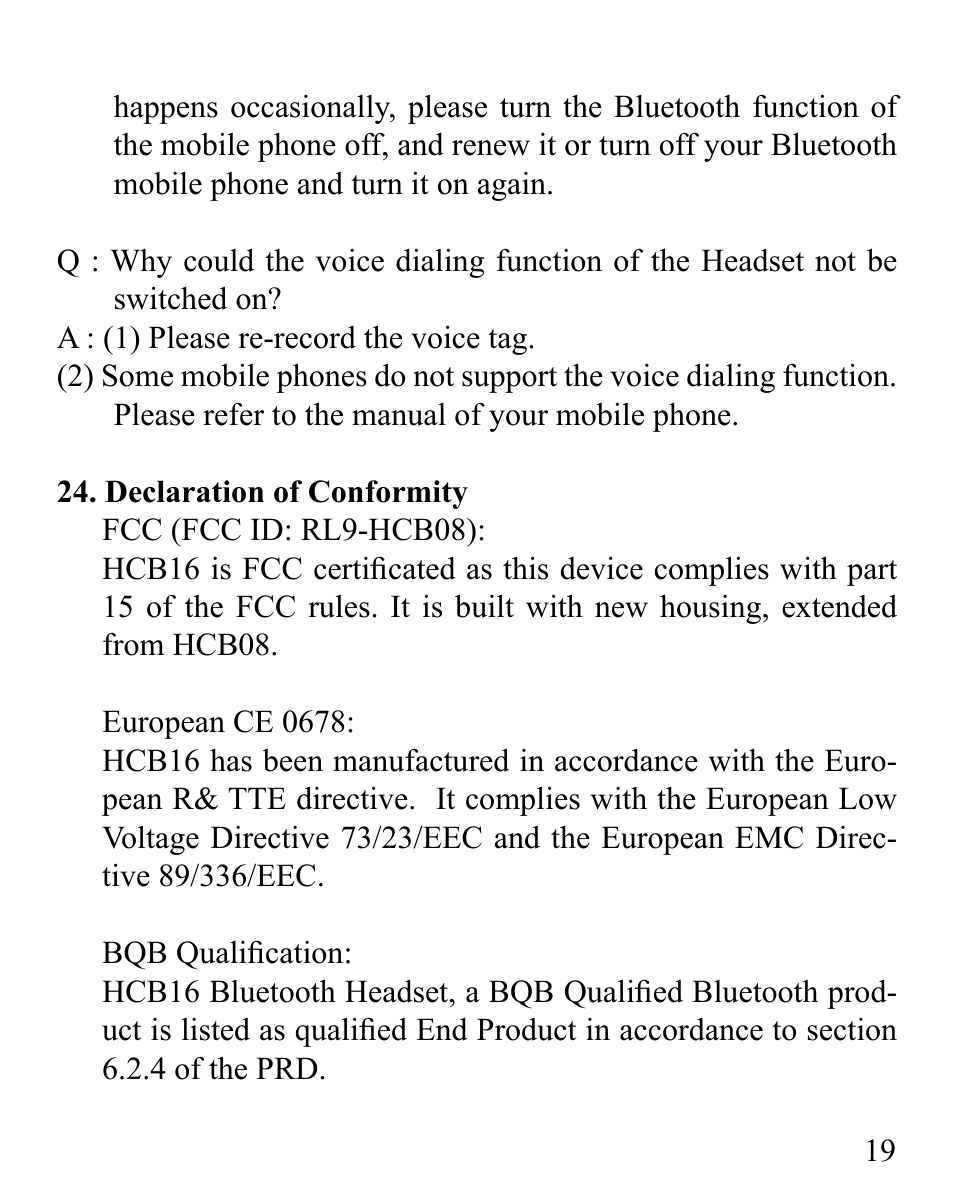 Huey Chiao HCB16 User Manual | Page 21 / 24