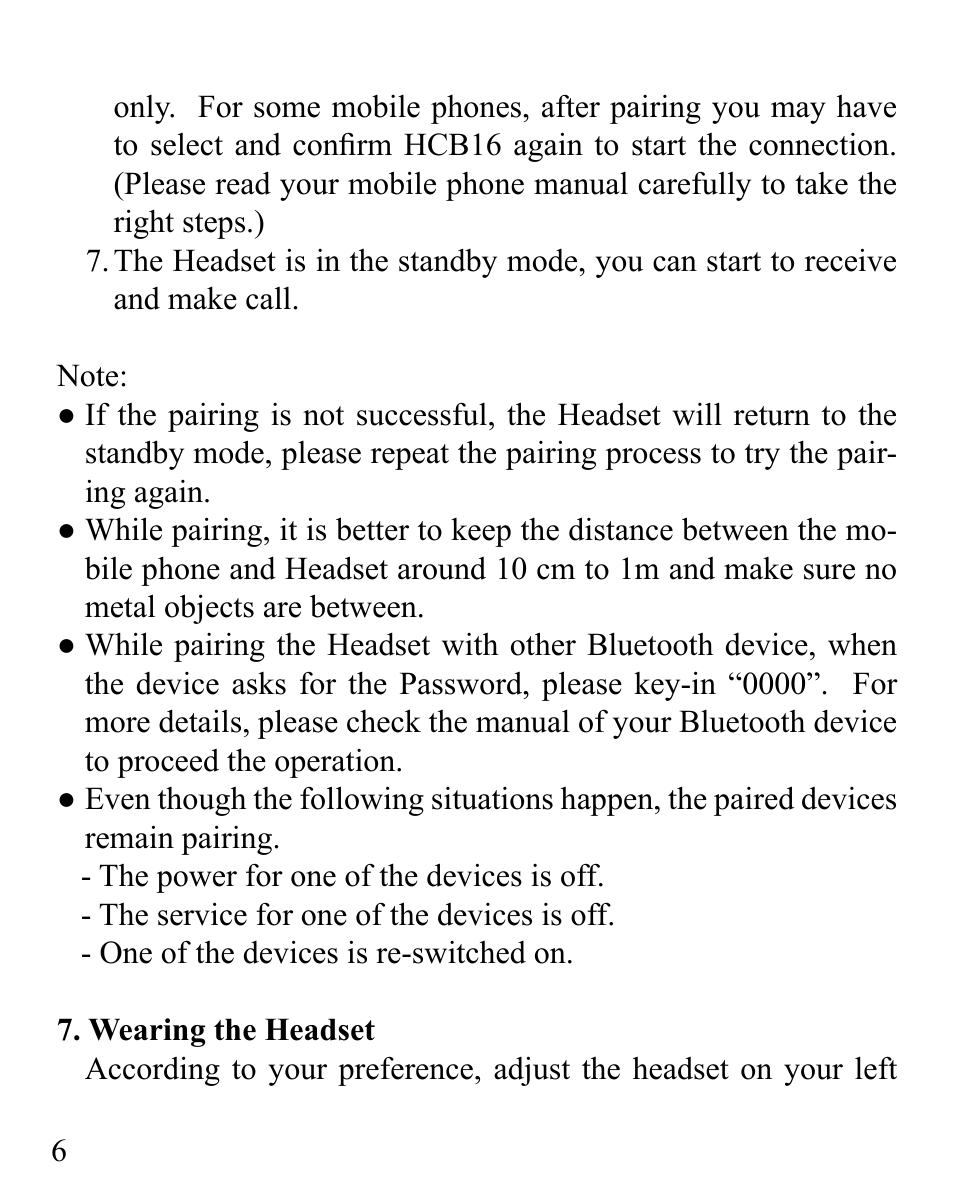 Huey Chiao HCB16 User Manual | Page 8 / 24