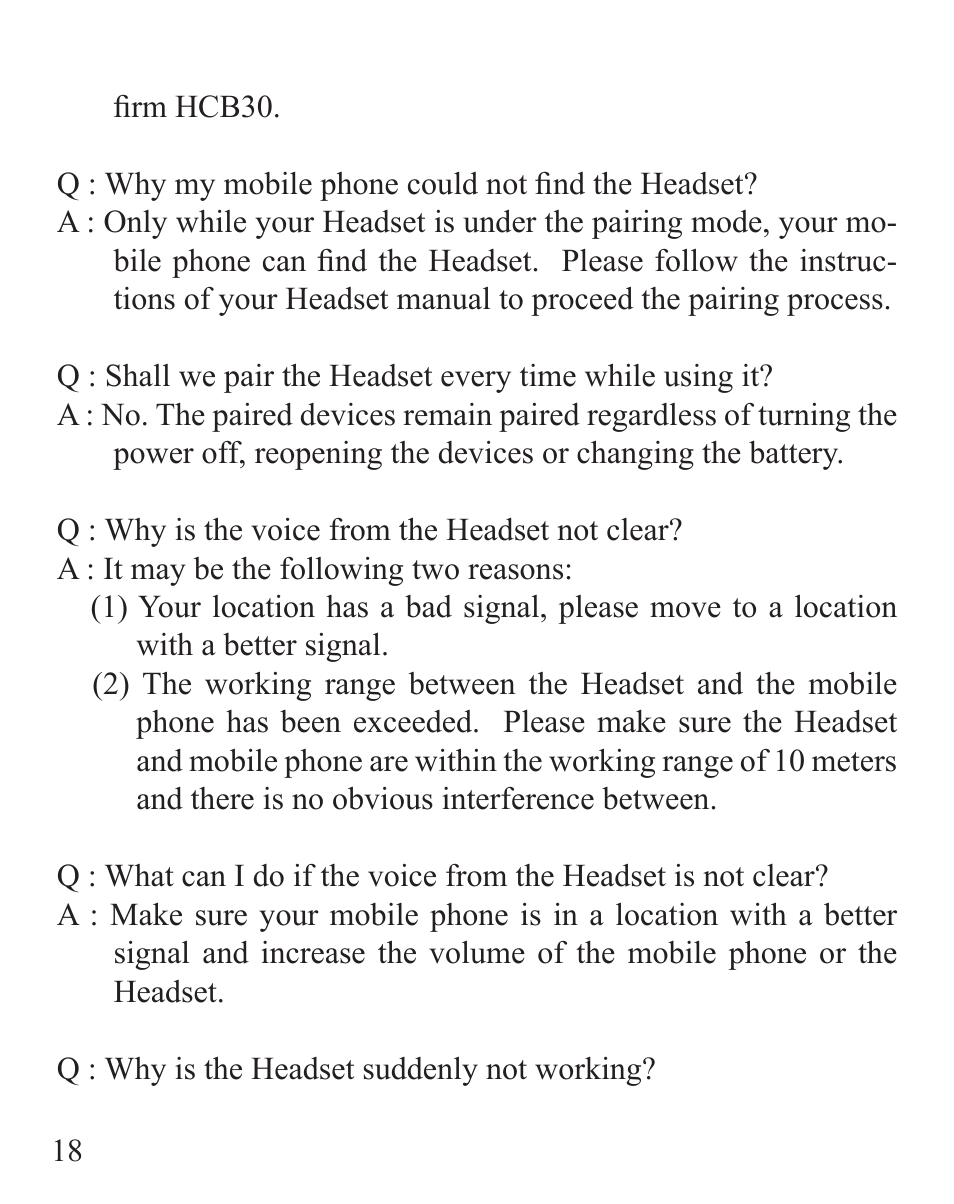 Huey Chiao HCB30 User Manual | Page 20 / 24