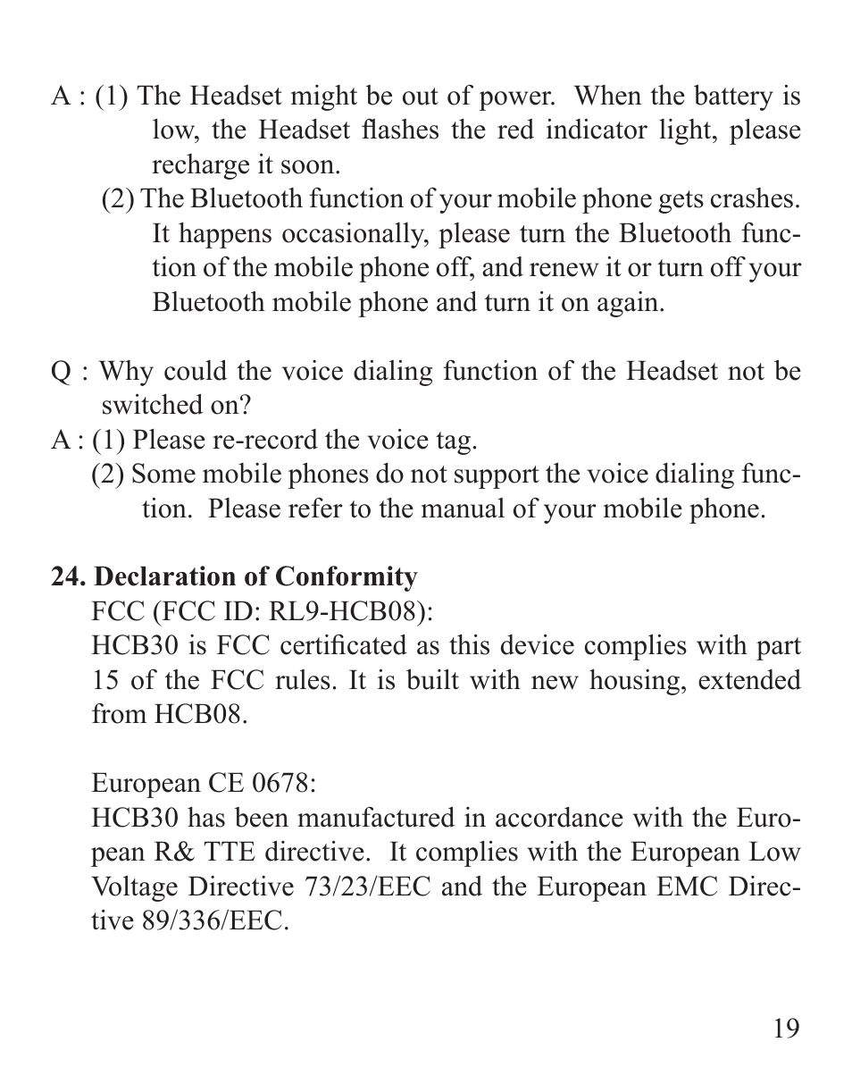 Huey Chiao HCB30 User Manual | Page 21 / 24