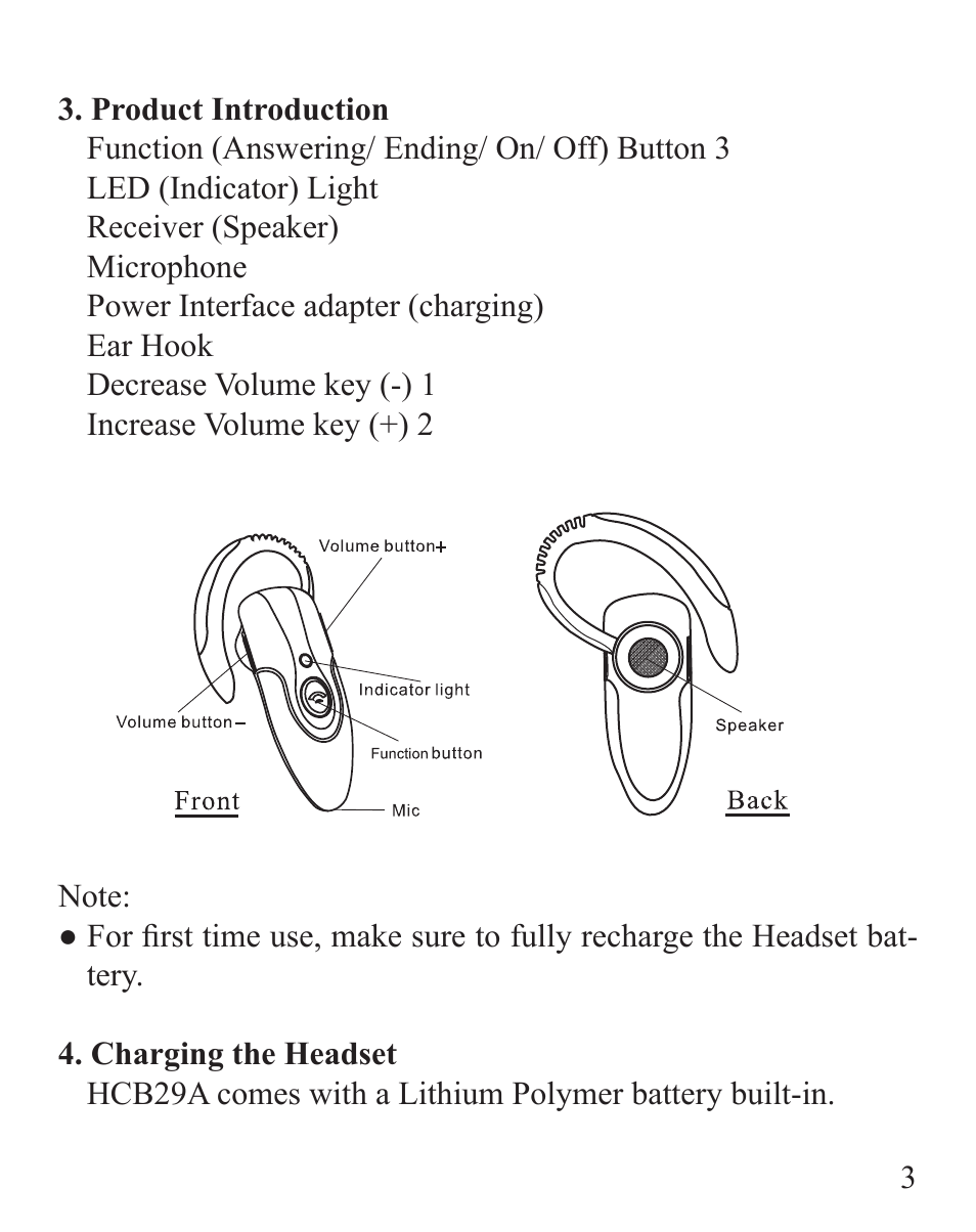 Huey Chiao HCB29A User Manual | Page 5 / 24