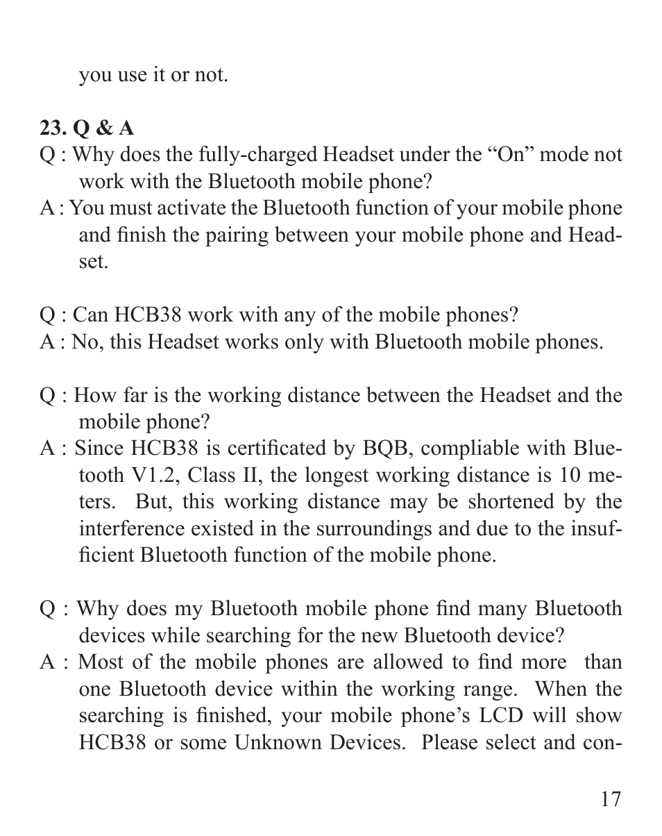 Huey Chiao HCB38 User Manual | Page 19 / 24