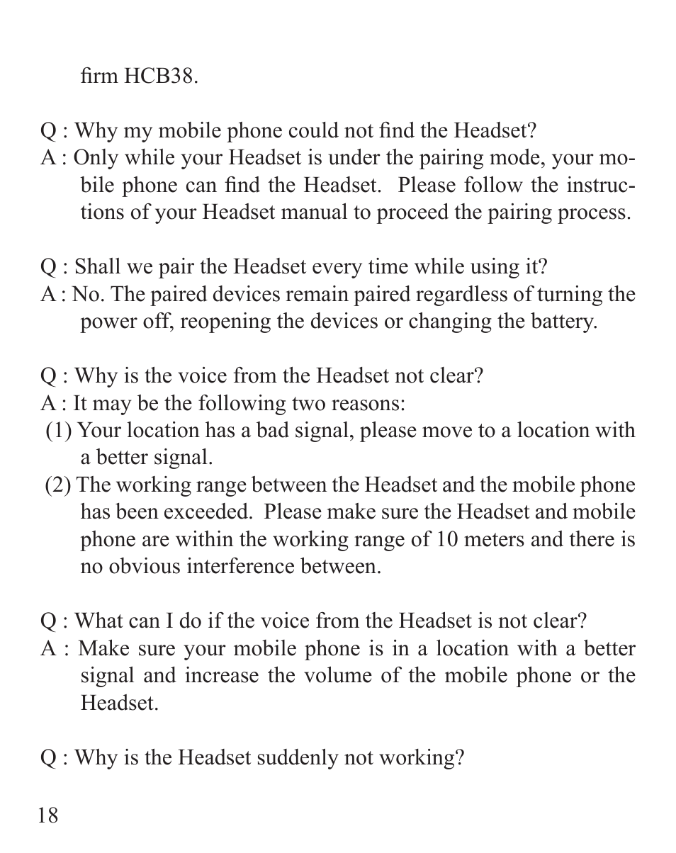Huey Chiao HCB38 User Manual | Page 20 / 24