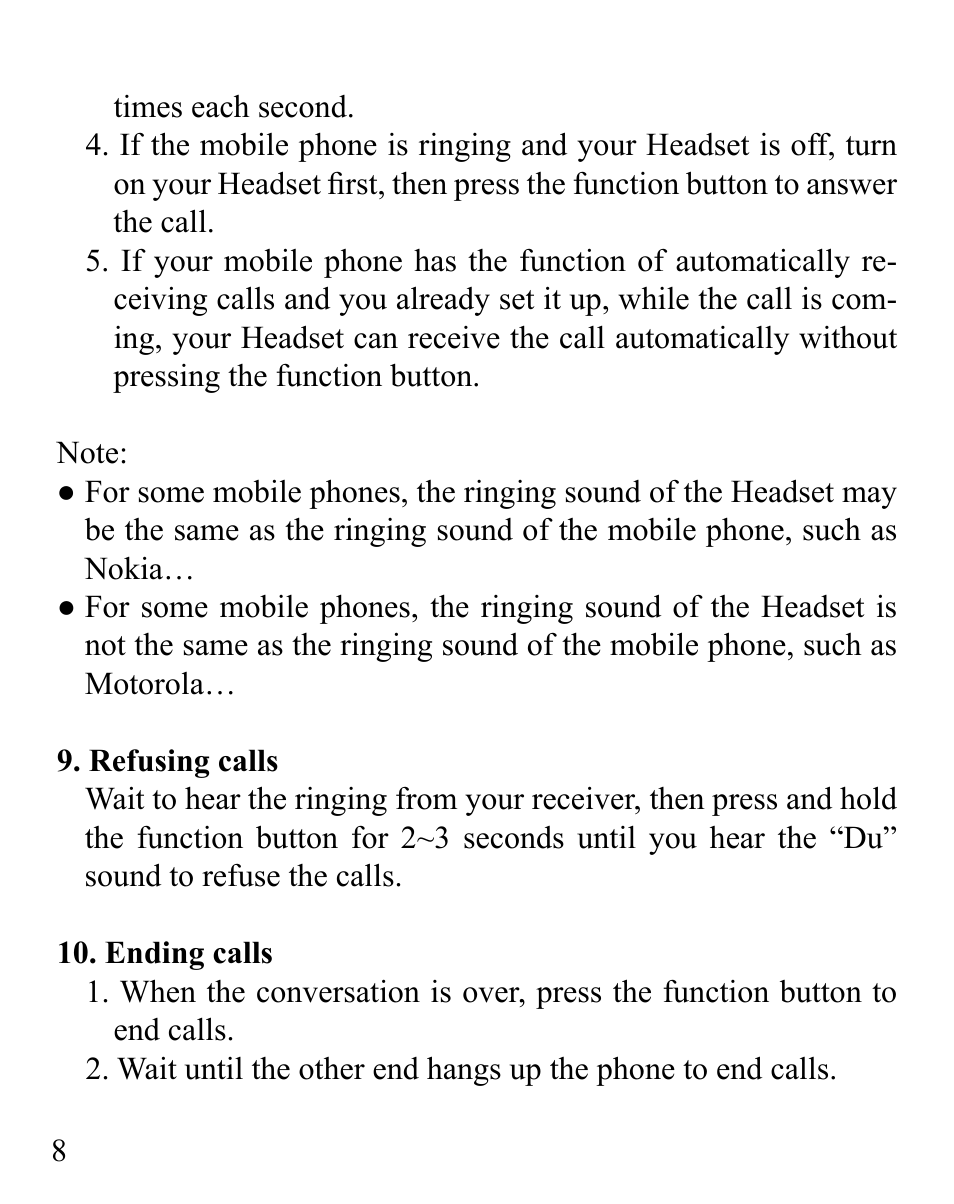 Huey Chiao HCB25 User Manual | Page 10 / 24
