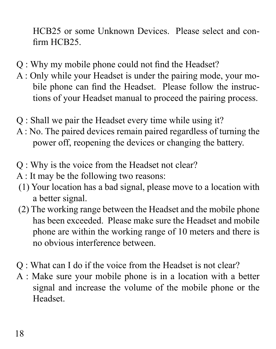 Huey Chiao HCB25 User Manual | Page 20 / 24