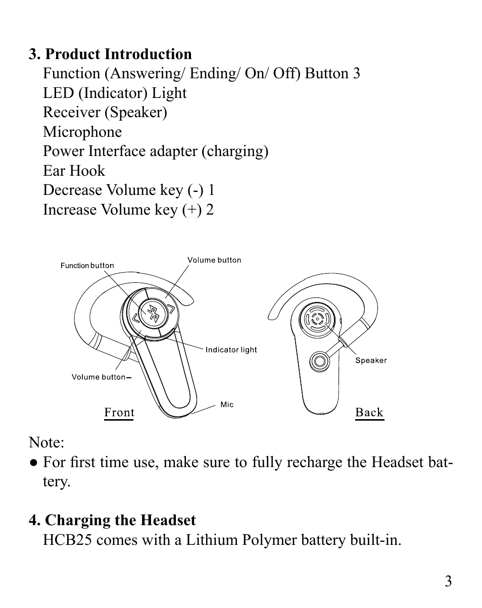 Huey Chiao HCB25 User Manual | Page 5 / 24