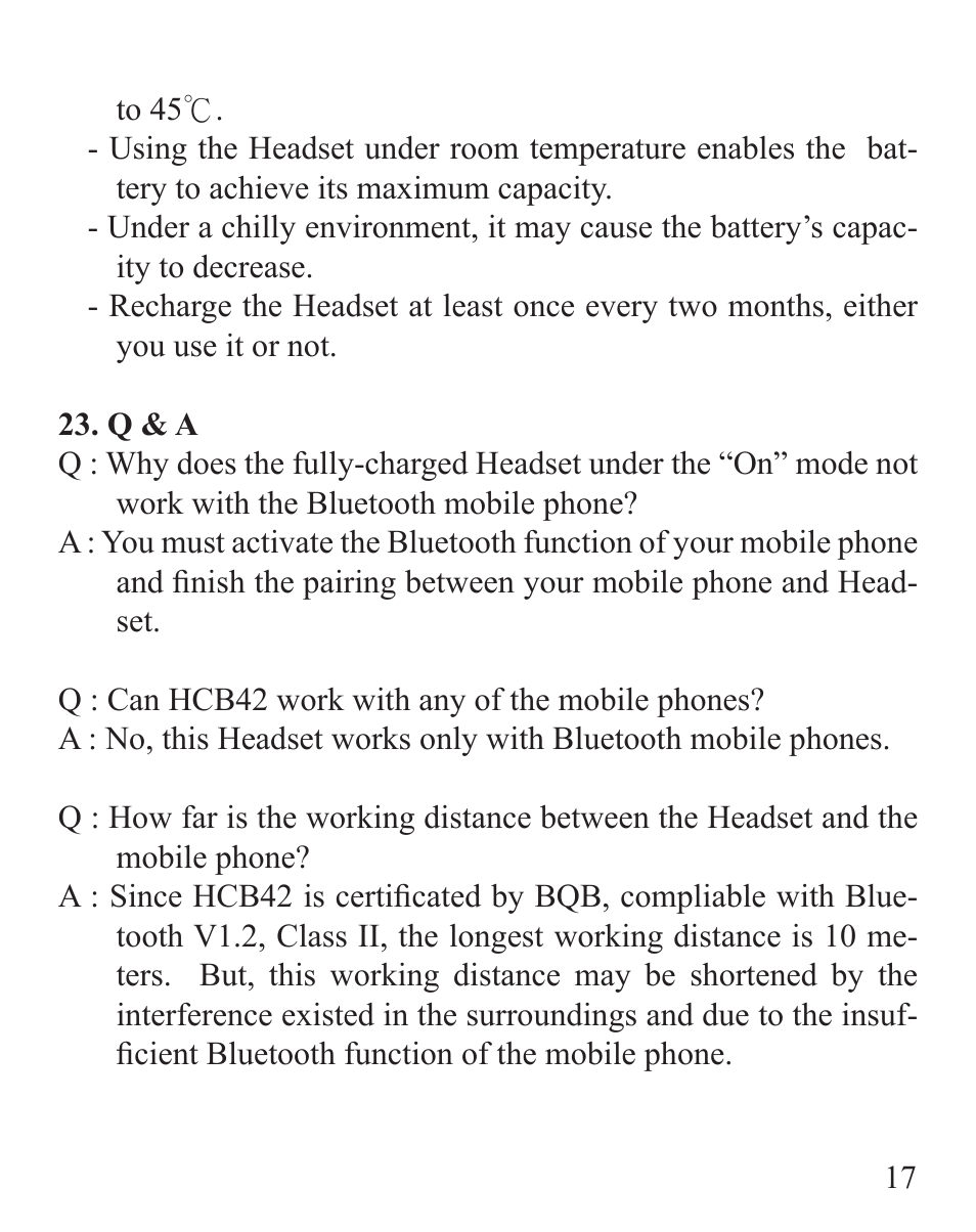 Huey Chiao HCB42 User Manual | Page 19 / 24