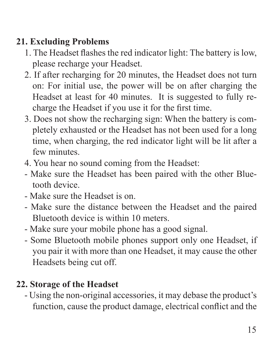 Huey Chiao HCB22 User Manual | Page 17 / 24