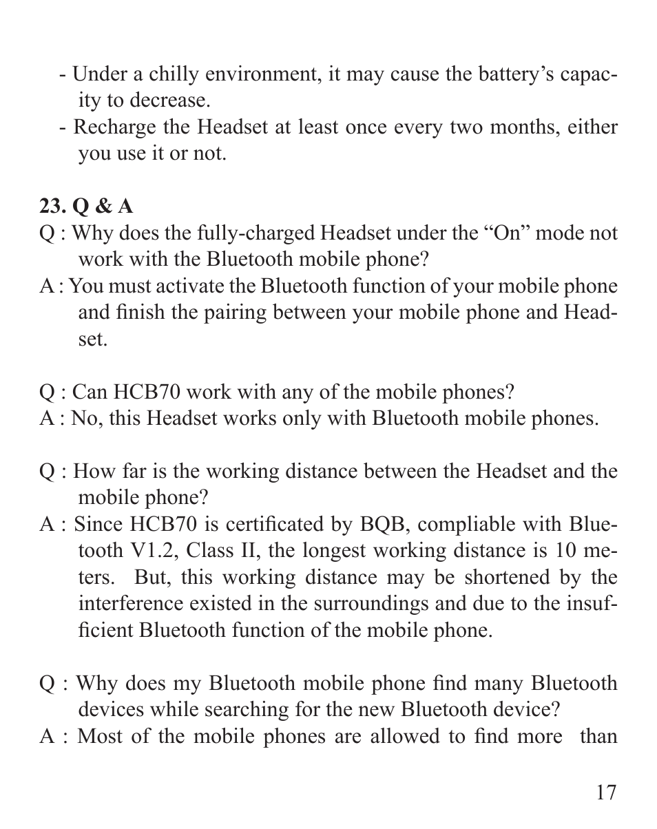 Huey Chiao HCB70 User Manual | Page 19 / 24