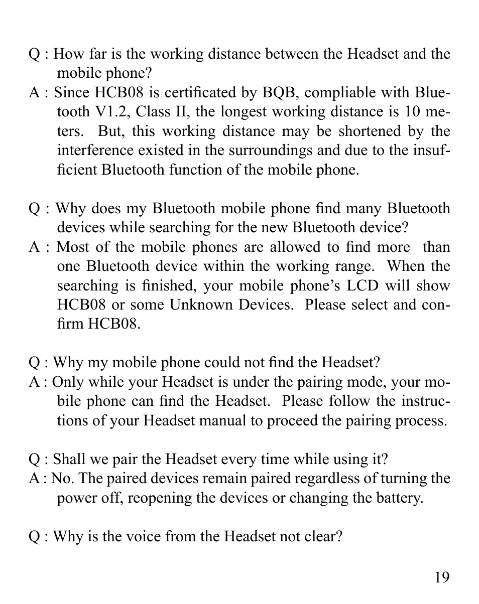 Huey Chiao HCB08 User Manual | Page 21 / 24