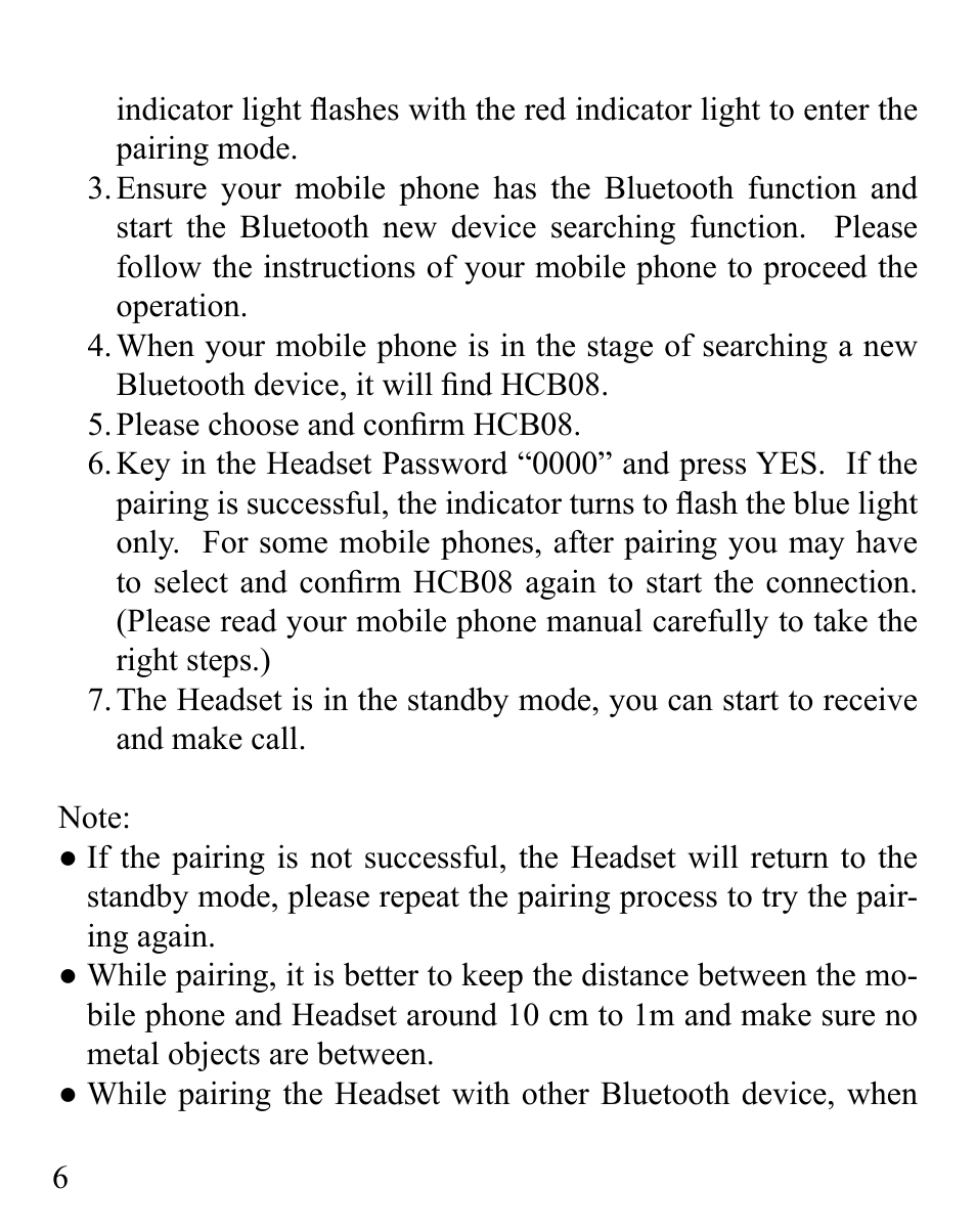 Huey Chiao HCB08 User Manual | Page 8 / 24