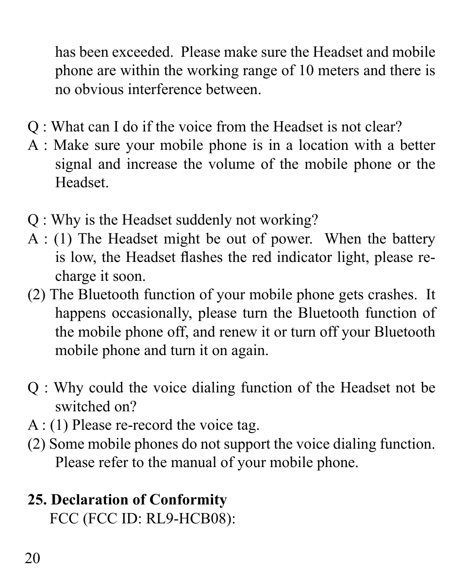Huey Chiao HCB19 User Manual | Page 22 / 24