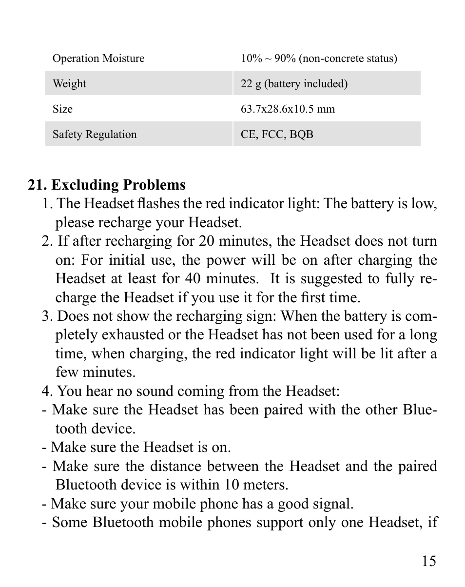 Huey Chiao HCB02 User Manual | Page 17 / 24