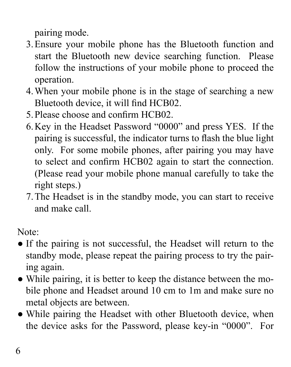 Huey Chiao HCB02 User Manual | Page 8 / 24