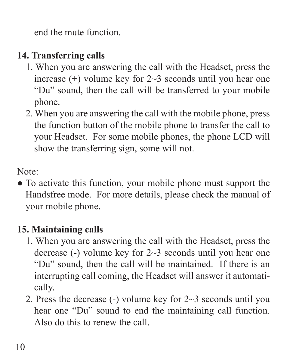 Huey Chiao HCB35 User Manual | Page 12 / 24