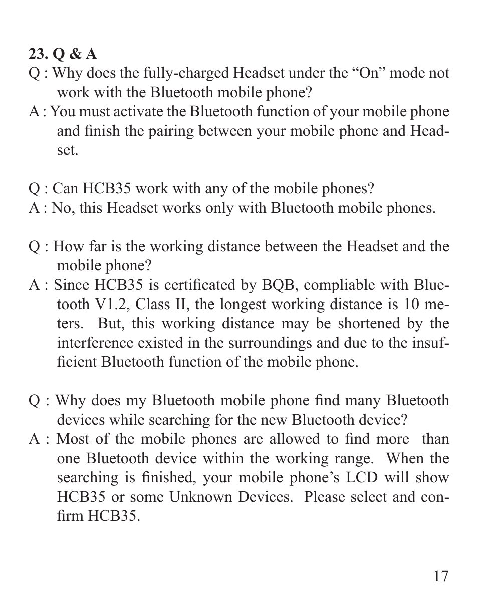 Huey Chiao HCB35 User Manual | Page 19 / 24