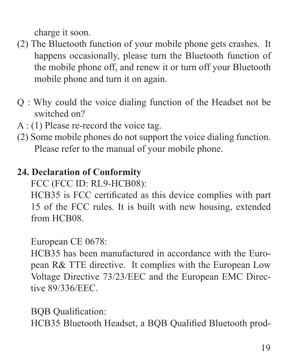 Huey Chiao HCB35 User Manual | Page 21 / 24