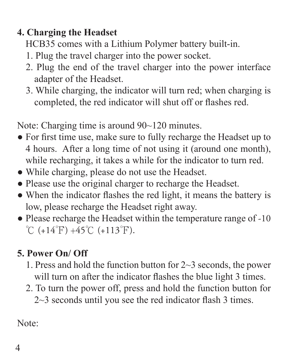 Huey Chiao HCB35 User Manual | Page 6 / 24