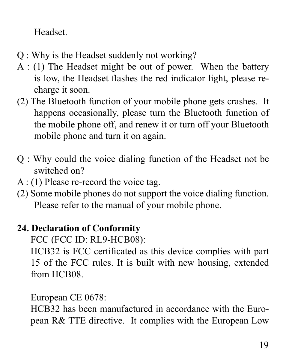 Huey Chiao HCS32 User Manual | Page 21 / 24