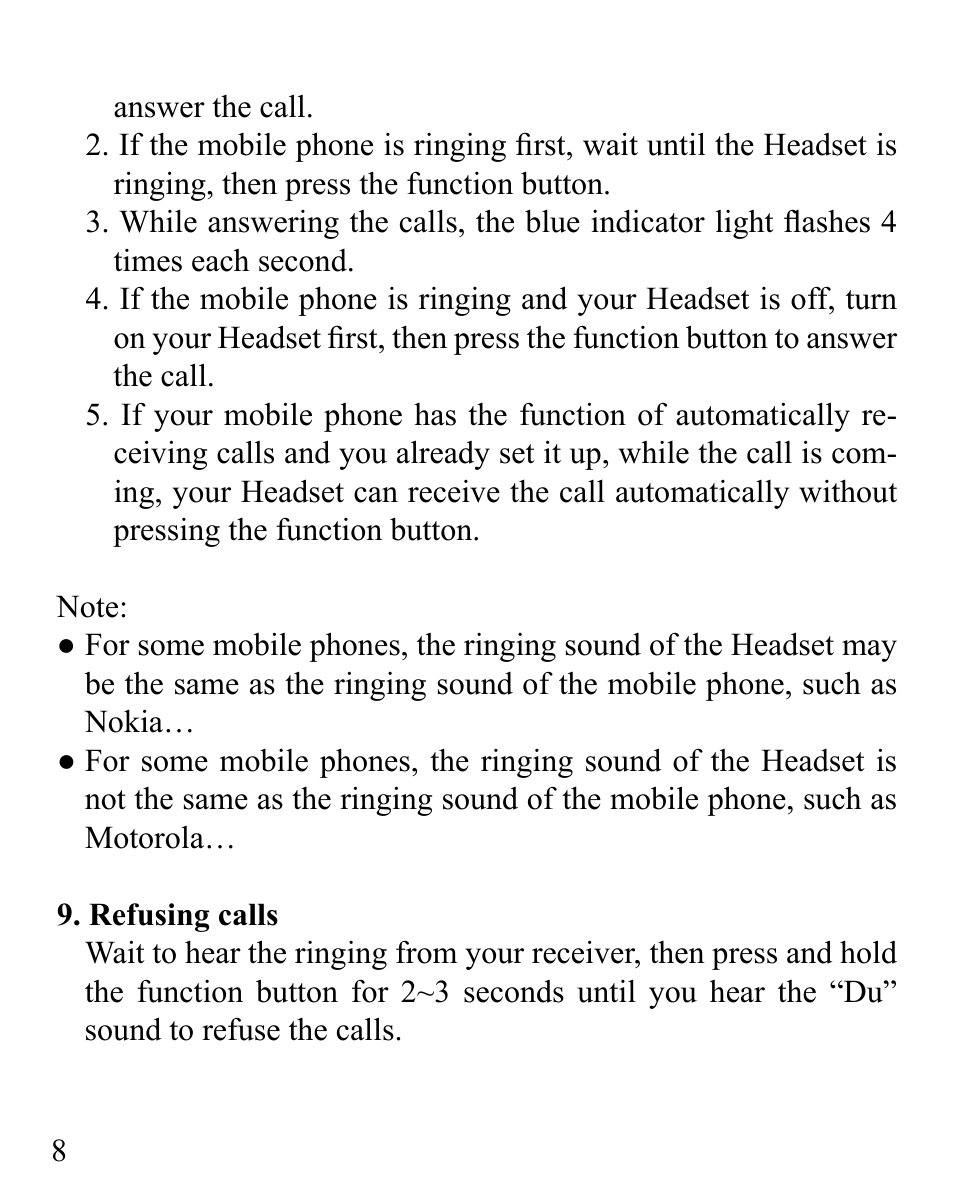 Huey Chiao HCB31 User Manual | Page 10 / 24