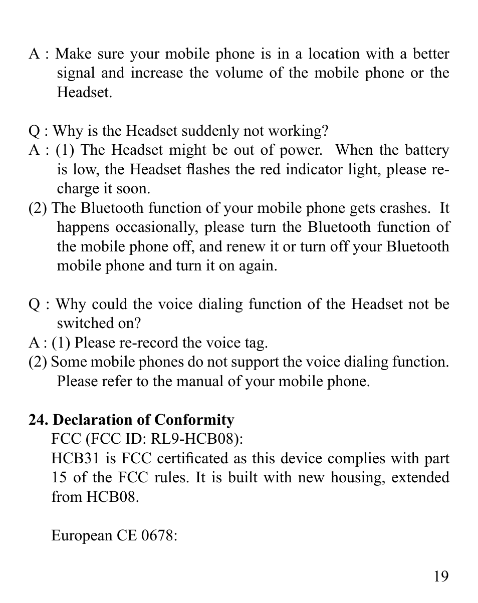 Huey Chiao HCB31 User Manual | Page 21 / 24