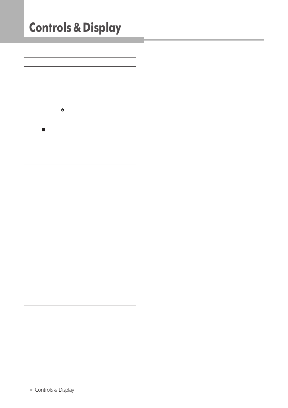 Controls & display | H & B DRX-430 User Manual | Page 12 / 46