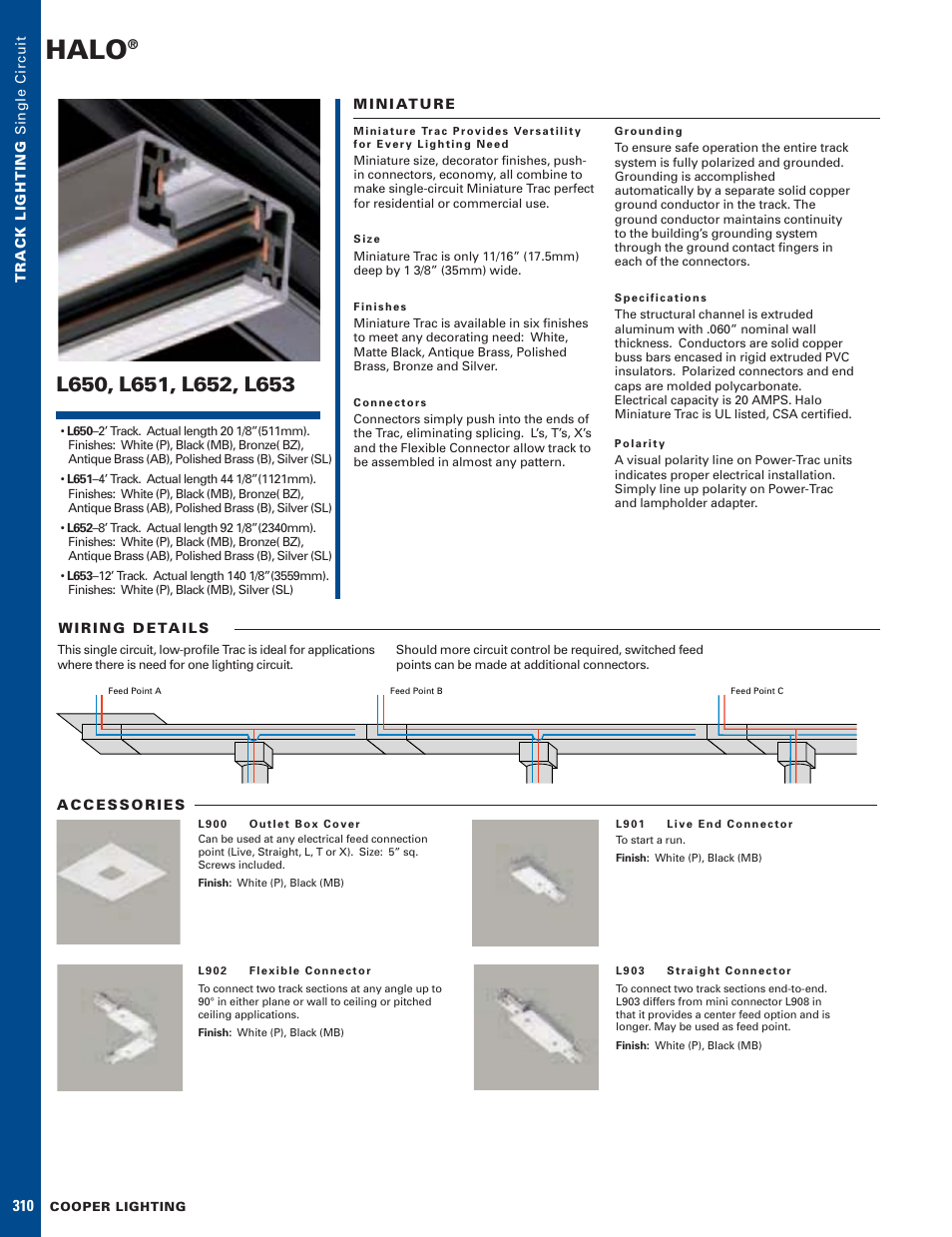 Halo Lighting System L652 User Manual | 3 pages