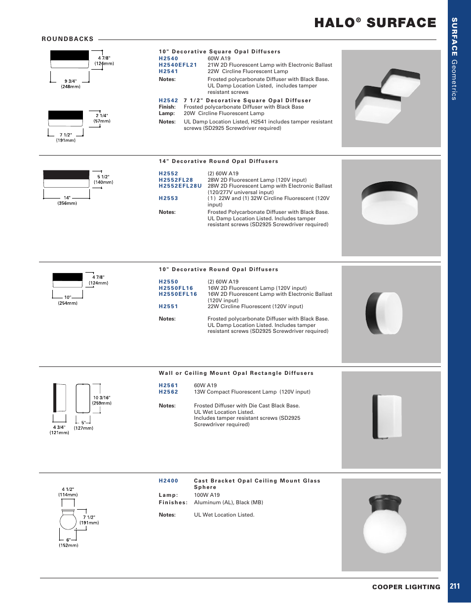 Halo Lighting System H2540 User Manual | 1 page