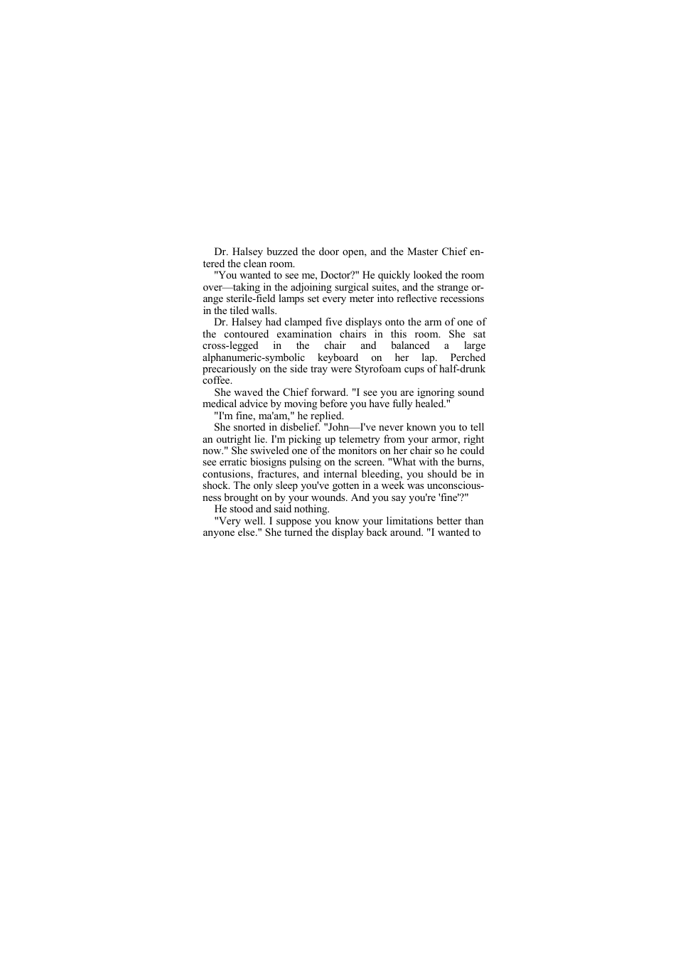 Chapter twenty-seven | Halo Lighting System First Strike Games User Manual | Page 246 / 344