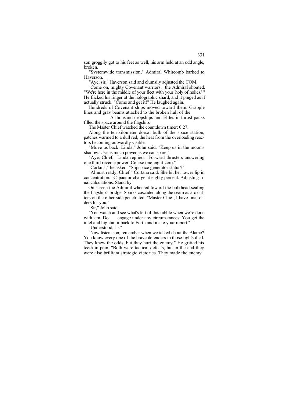 Halo Lighting System First Strike Games User Manual | Page 335 / 344