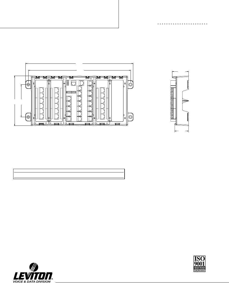 Port structured media, Panel | HomeTech 18-Port Structured Media Panel 47603-18P User Manual | Page 2 / 2