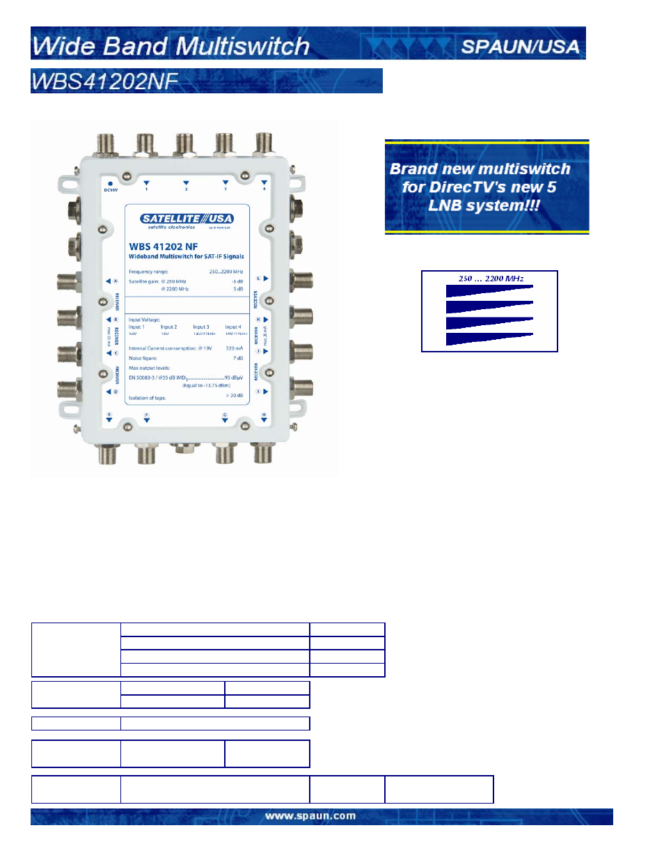 HomeTech WBS41202NF User Manual | 1 page